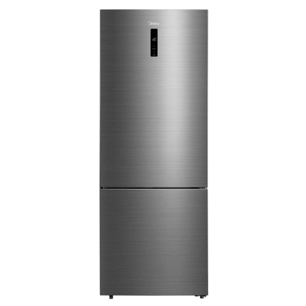 Midea Geladeira Inverse Frost Free 416L Inverter cor Inox Midea